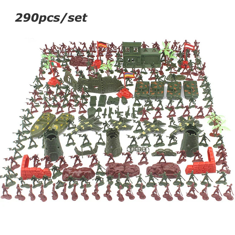 Soldiers Set building blocks Doll Action Figures Sand