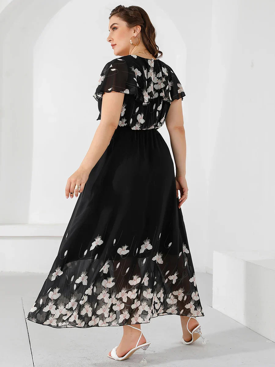 Plus Size Casual Women's Dresses 2023 Summer Ruffles