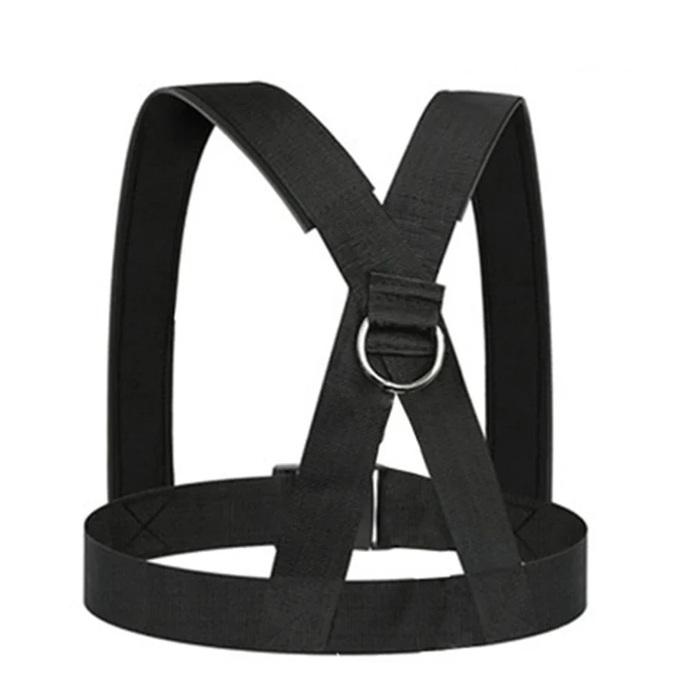 Double People Resistance Band 50LB Elastic Rope for