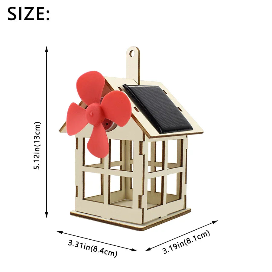 Solar Toy for Boy Windmill Science Toy DIY