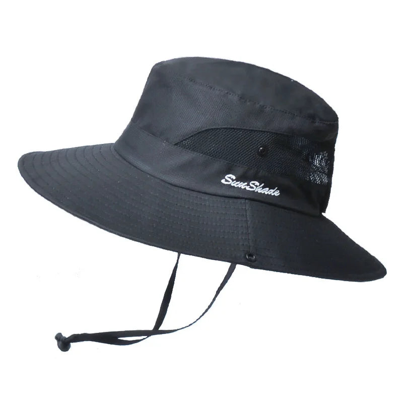 Parent-child Unisex Summer Foldable Sun Fisherman Hat Men