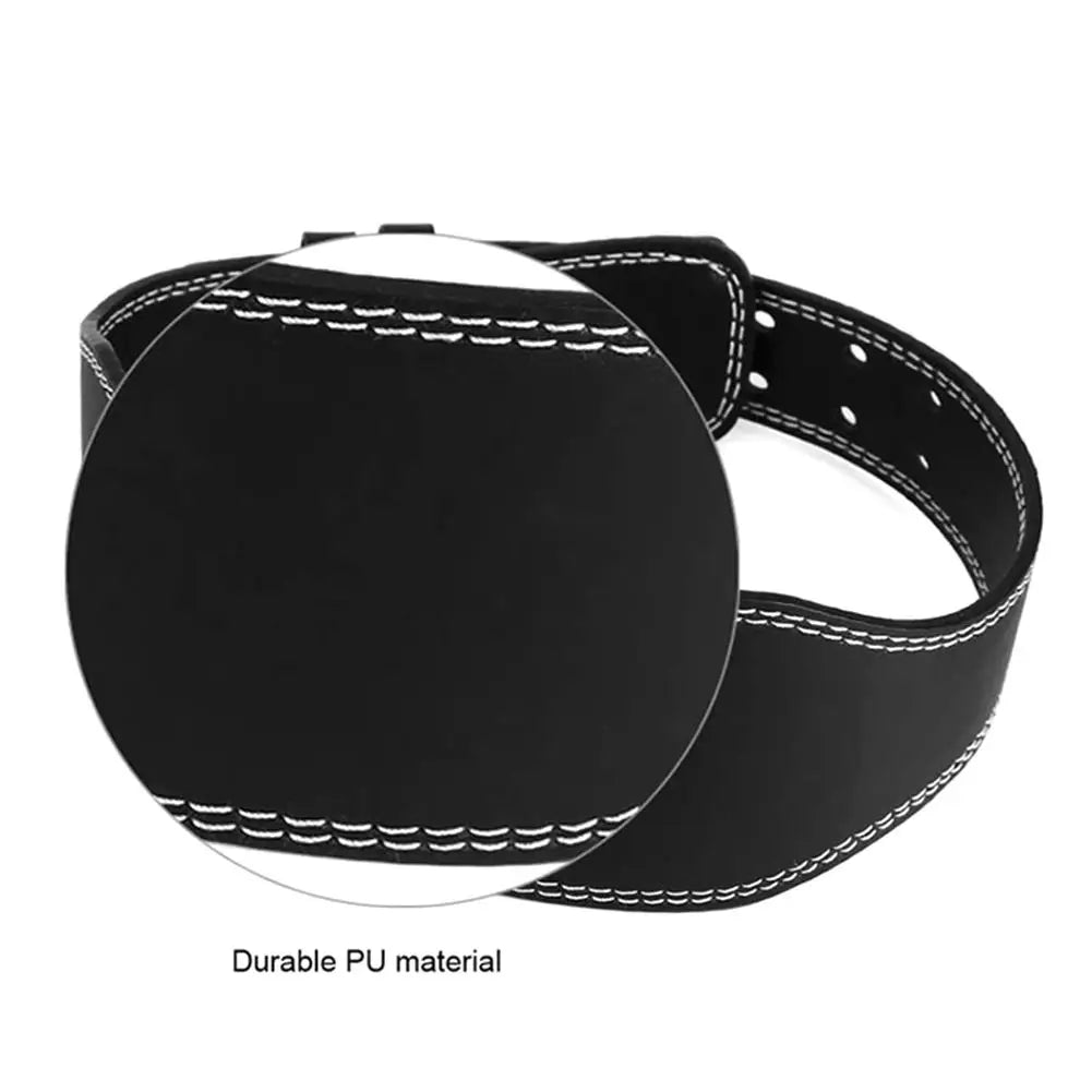 Leather Weightlifting Belt Gym Fitness Crossifit Dumbbell Barbell