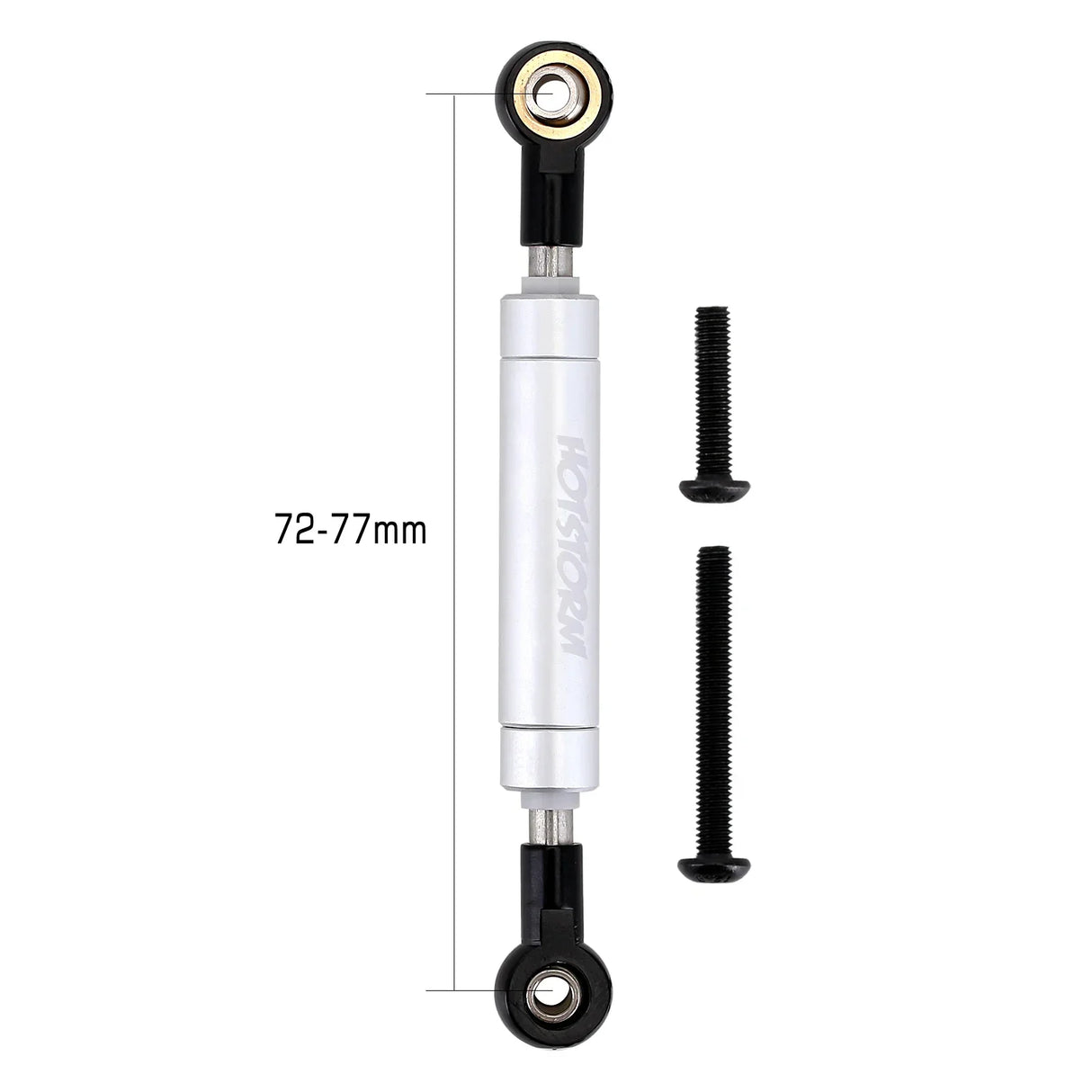 INJORA 1PCS 72-102mm Adjustable Servo Steering Link 1/10