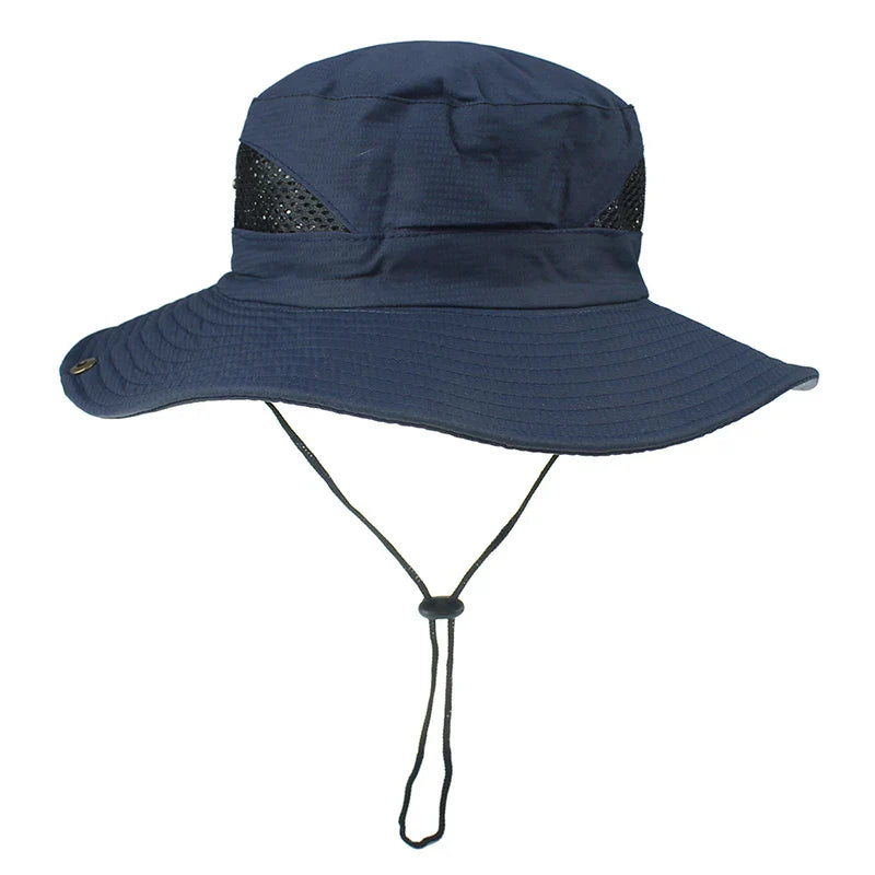 New Outdoor Men Hats Fishing Cap Solid Color