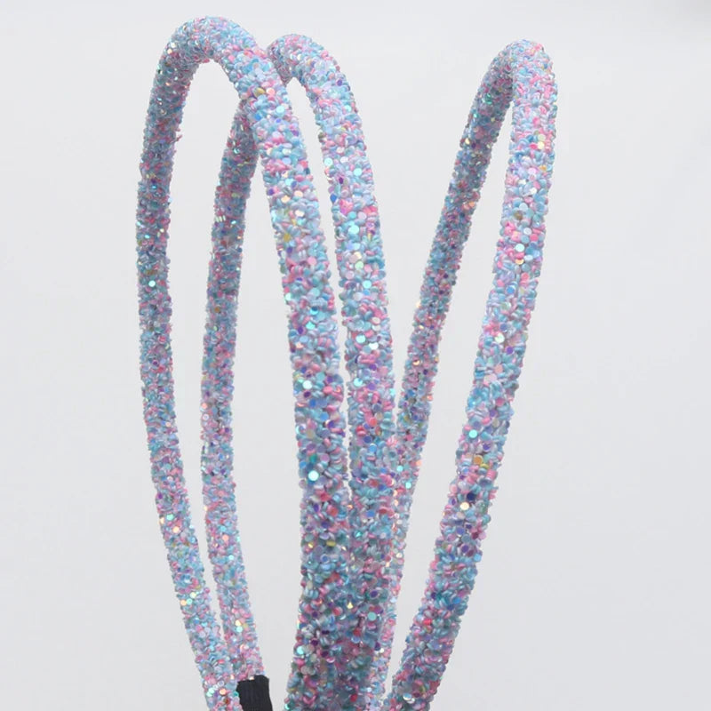 3 Piece New Girls Glitter Hair Accessories Kids