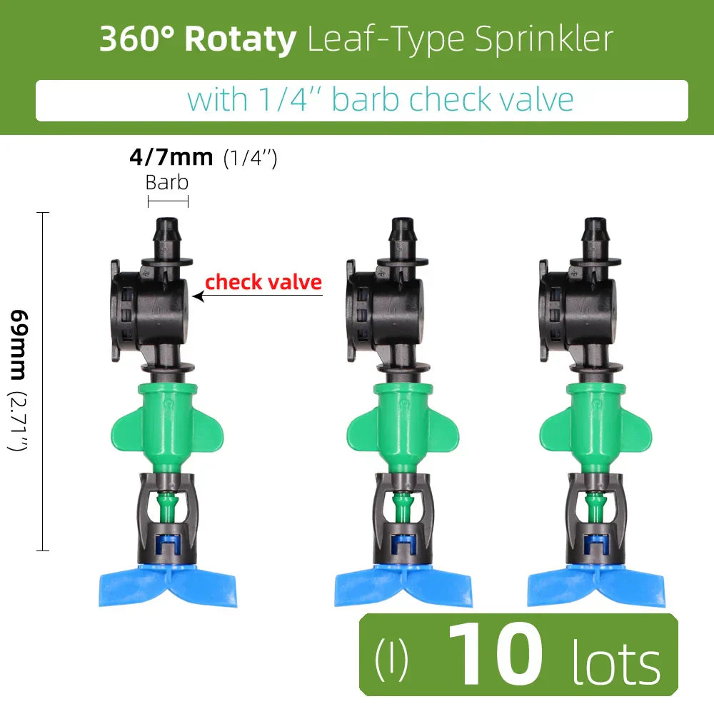 360 Degrees Leaf-Type Automatic Rotary Sprinkler Hanging Fogger