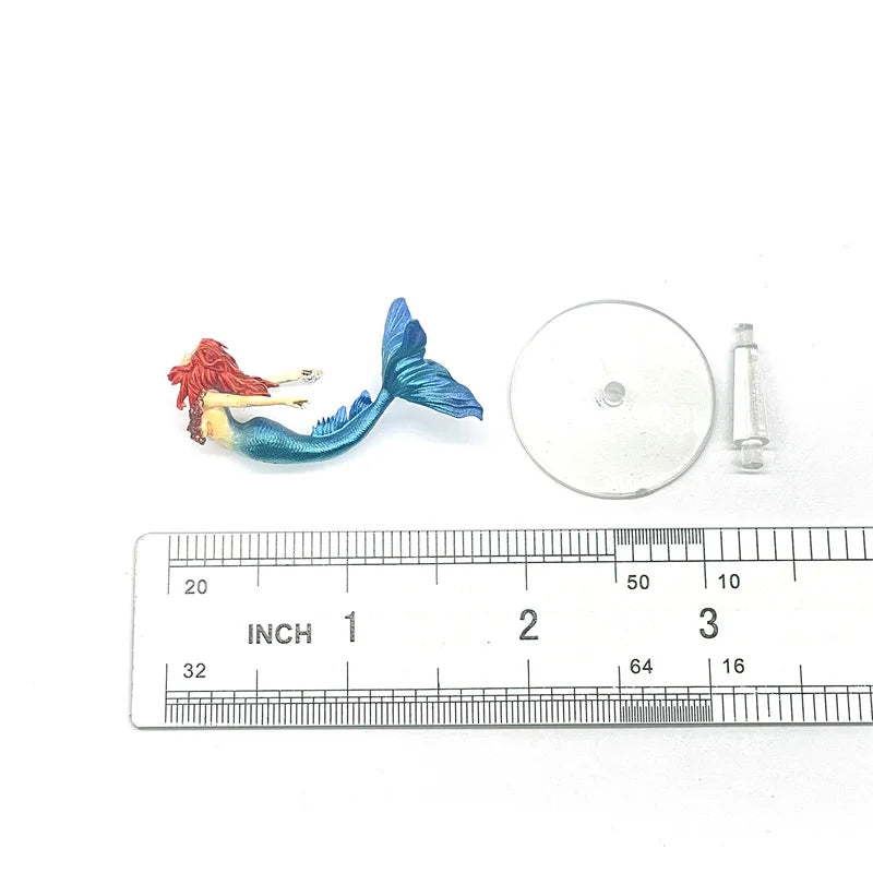 1.7Inch Fantasy Mermaid Figurine Action Figure Hand Painted