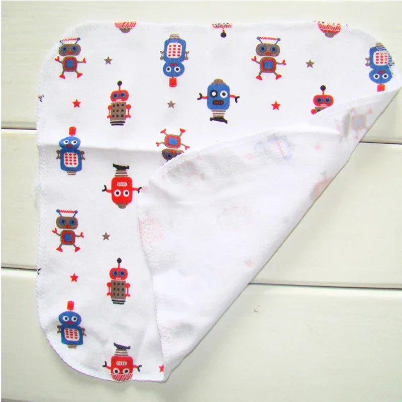 8pcs/pack Boys Girls Washcloth Cloth Wipes Nursing Wipe