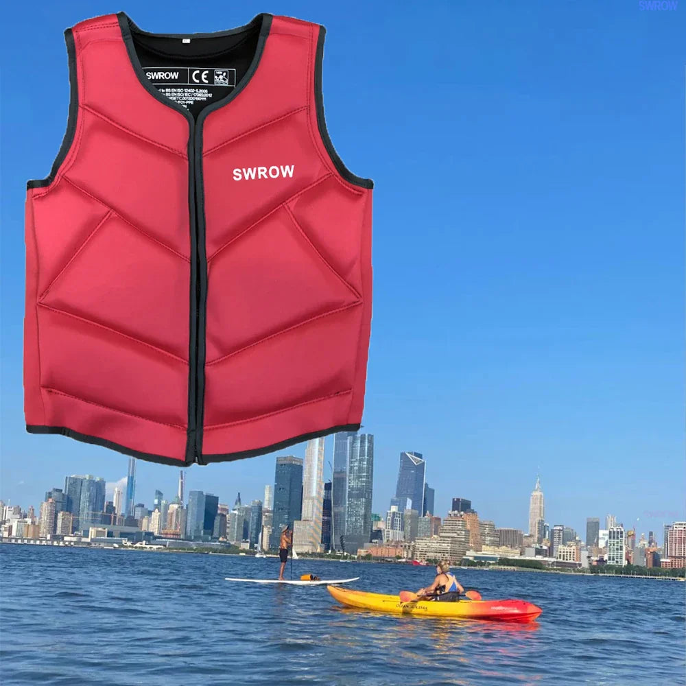SWROW Life Jacket Fishing Vest Water Sports Kayaking