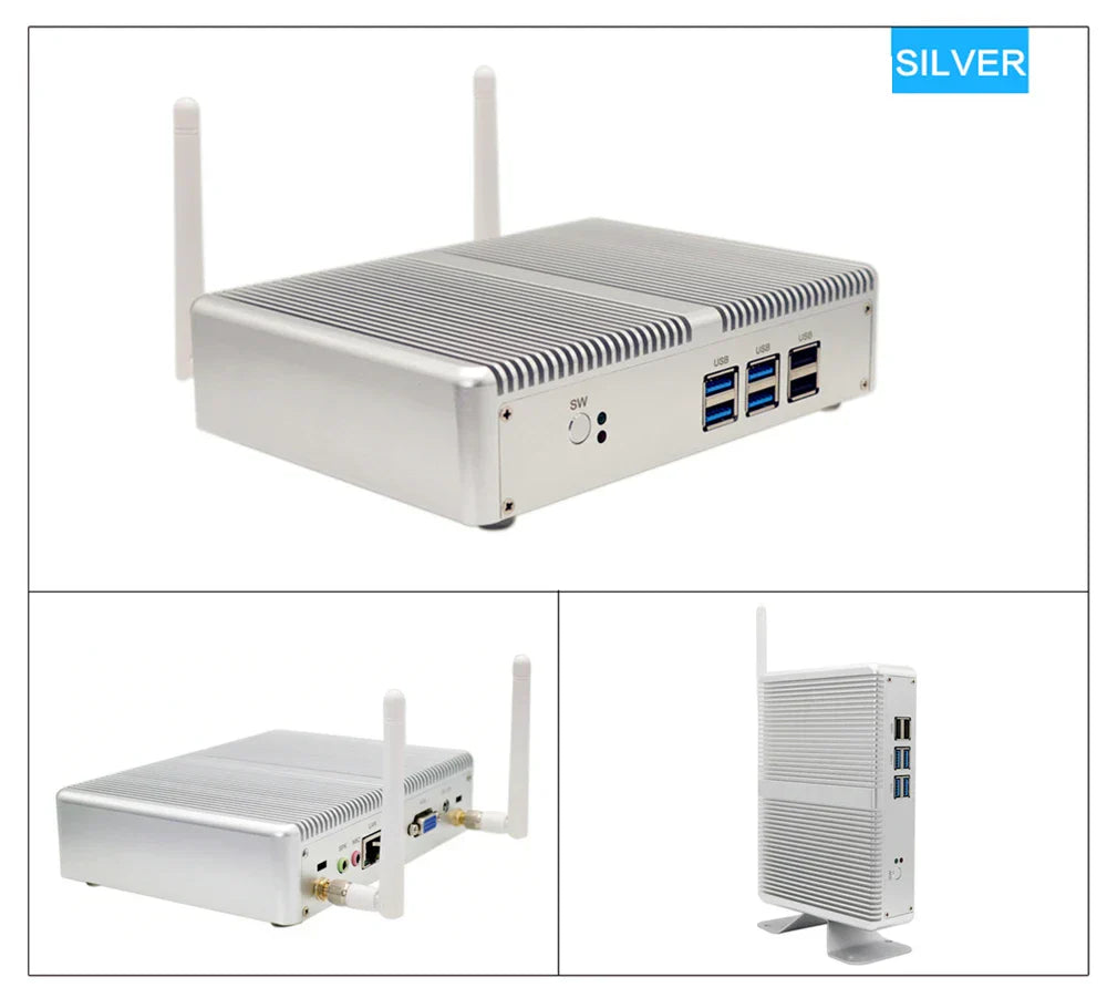 Eglobal Cheap Fanless Mini PC Windows 10 Pro