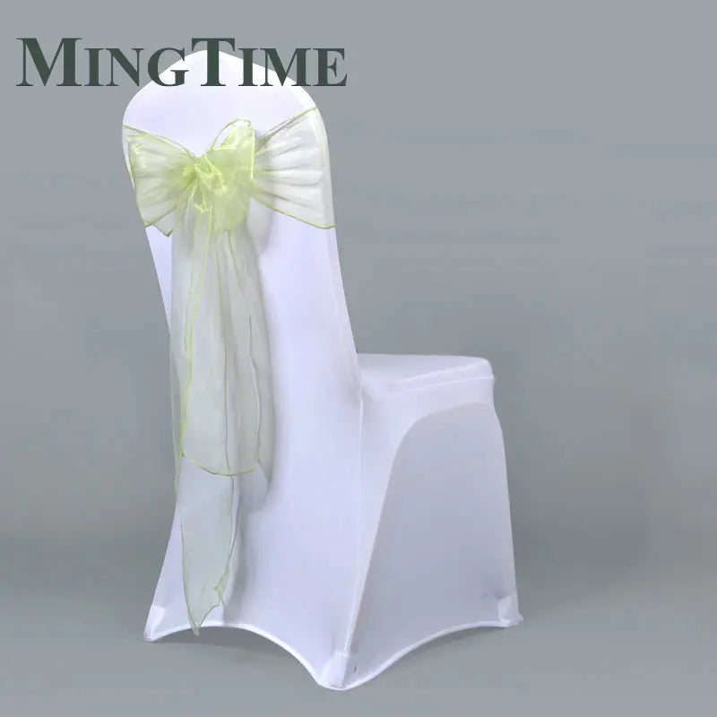 25pcs 275cm Sheer Organza Chair Sashes Band Ribbon