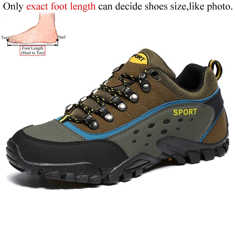 Autumn Spring Women Outdoor Leather Trekking Hiking Shoes
