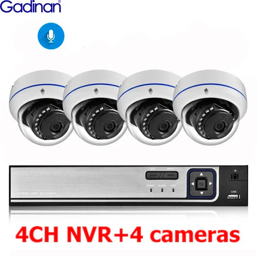 Gadinan HD 4K 8MP Poe Camera Security System