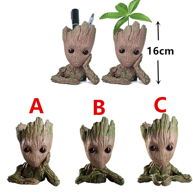 3 Style Cute Cartoon Tree Man Aquarium Ornament