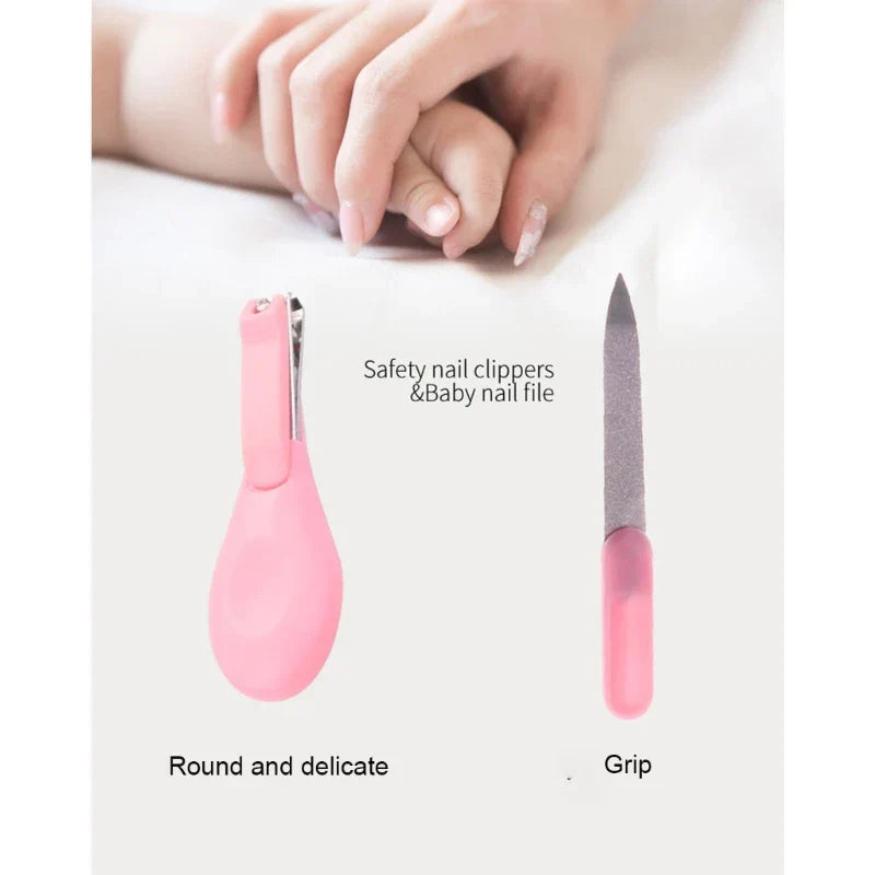 Baby Grooming Kit Nail Clipper Comb Brush Nasal