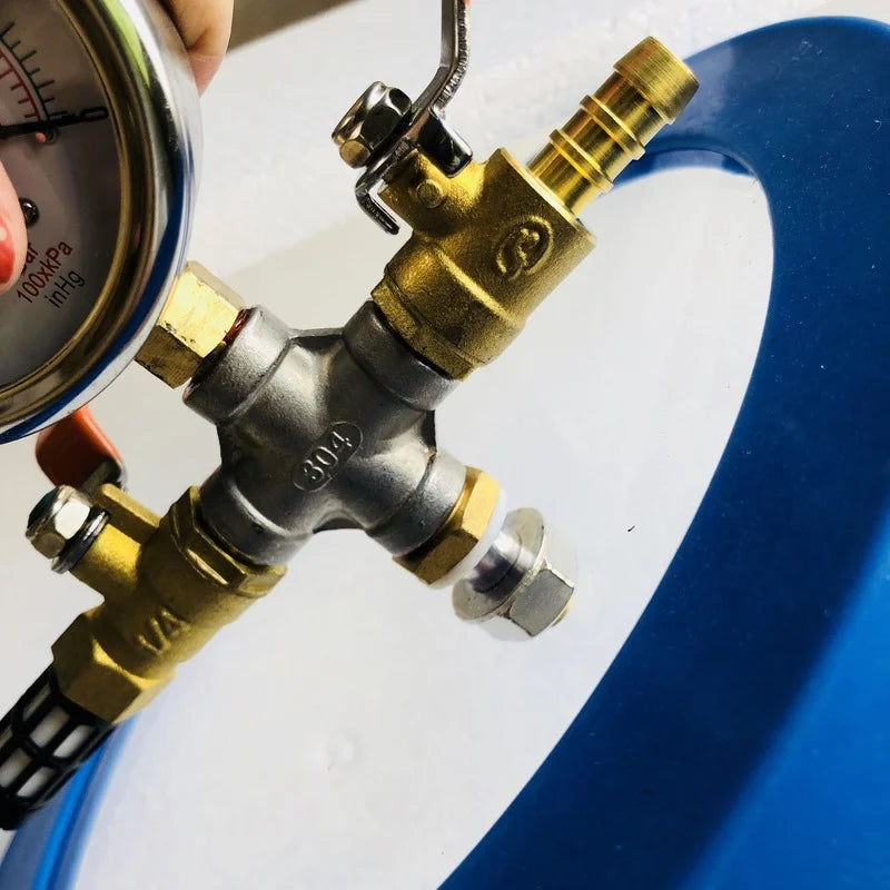 3 Gallon Vacuum Chamber with 4Lsingle stage vacuum