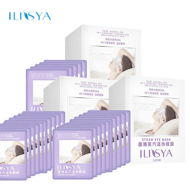 30PCS-Lavender Oil Steam Eye Mask Eye Care Skin