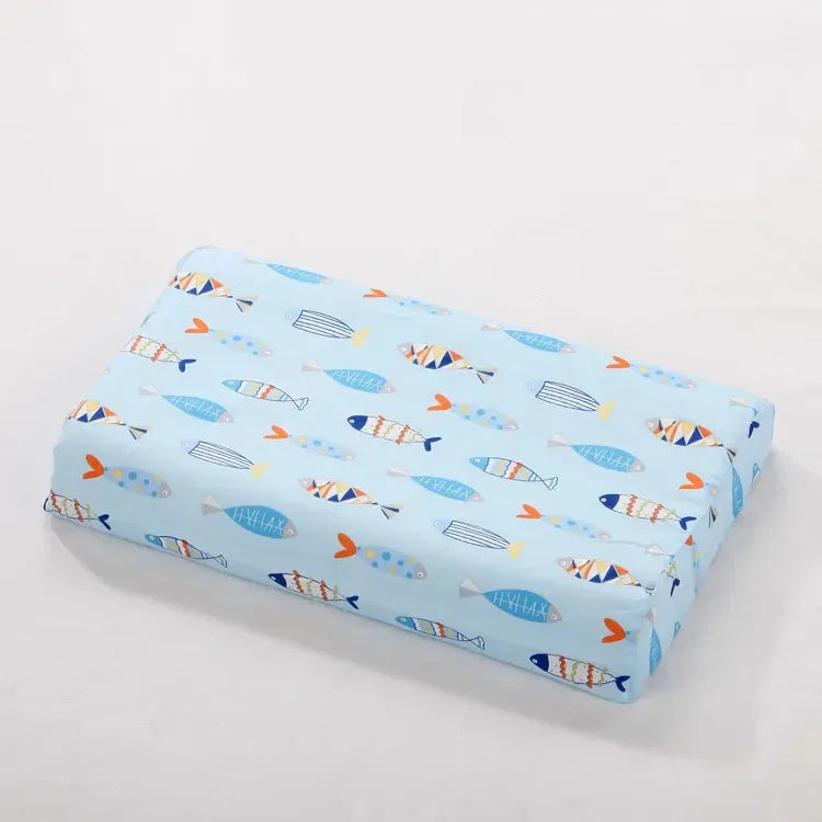 Special Pillowcase Latex Pillow Pure Cotton Children's Four