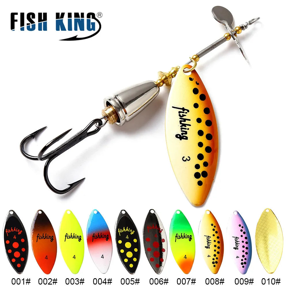 FISH KING 15g Spinner Artificial Bait Fishing Lure