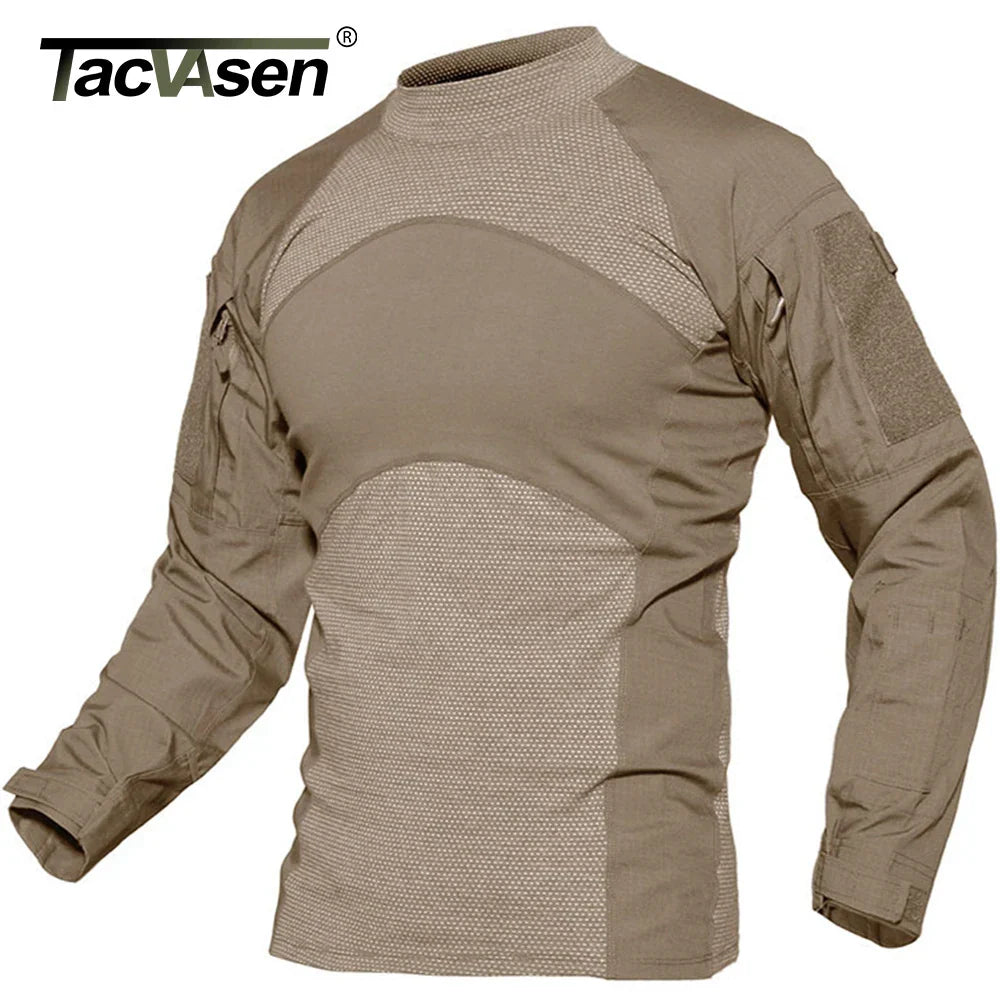 TACVASEN Oversize Long Sleeve Work tshirt Mens Summer