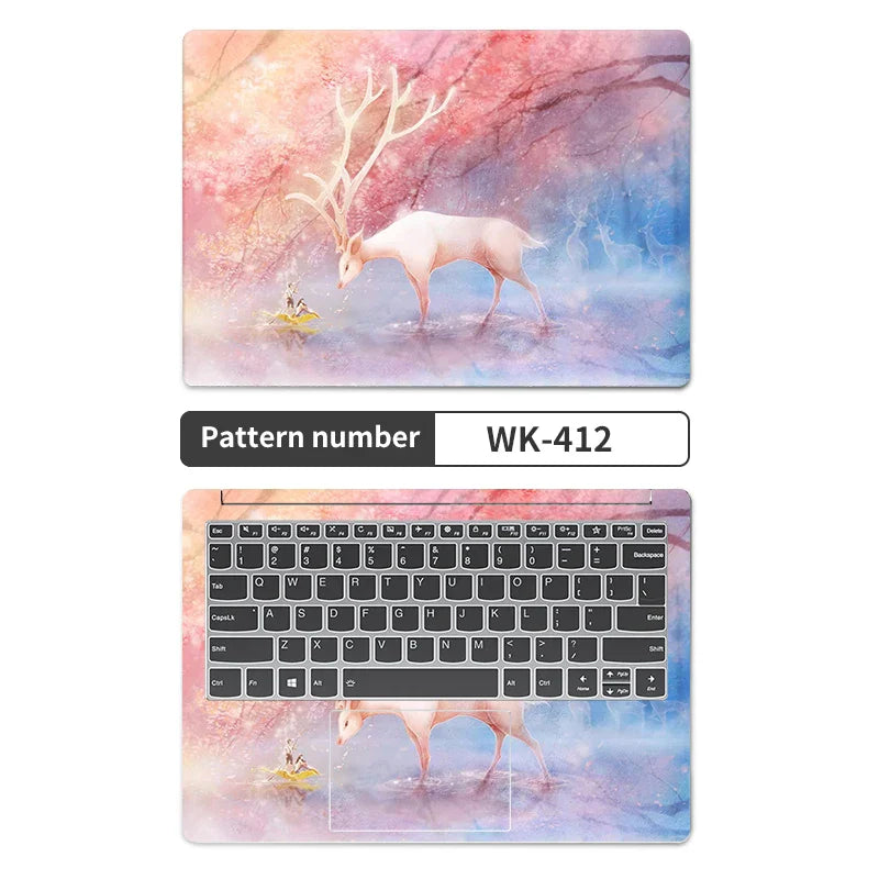 DIY Cat Laptop Cover Skins Stickers Notebook PVC