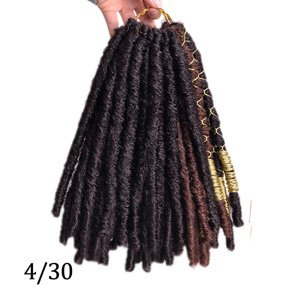 LUOYUDU Crochet Hair Dreadlocks Faux Locs Braiding Hair