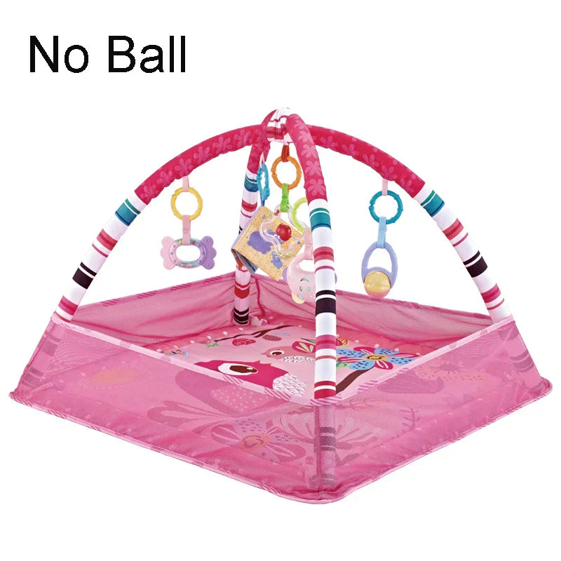 Multifunctional Fitness Frame Round Play Crawling Mat 0-12