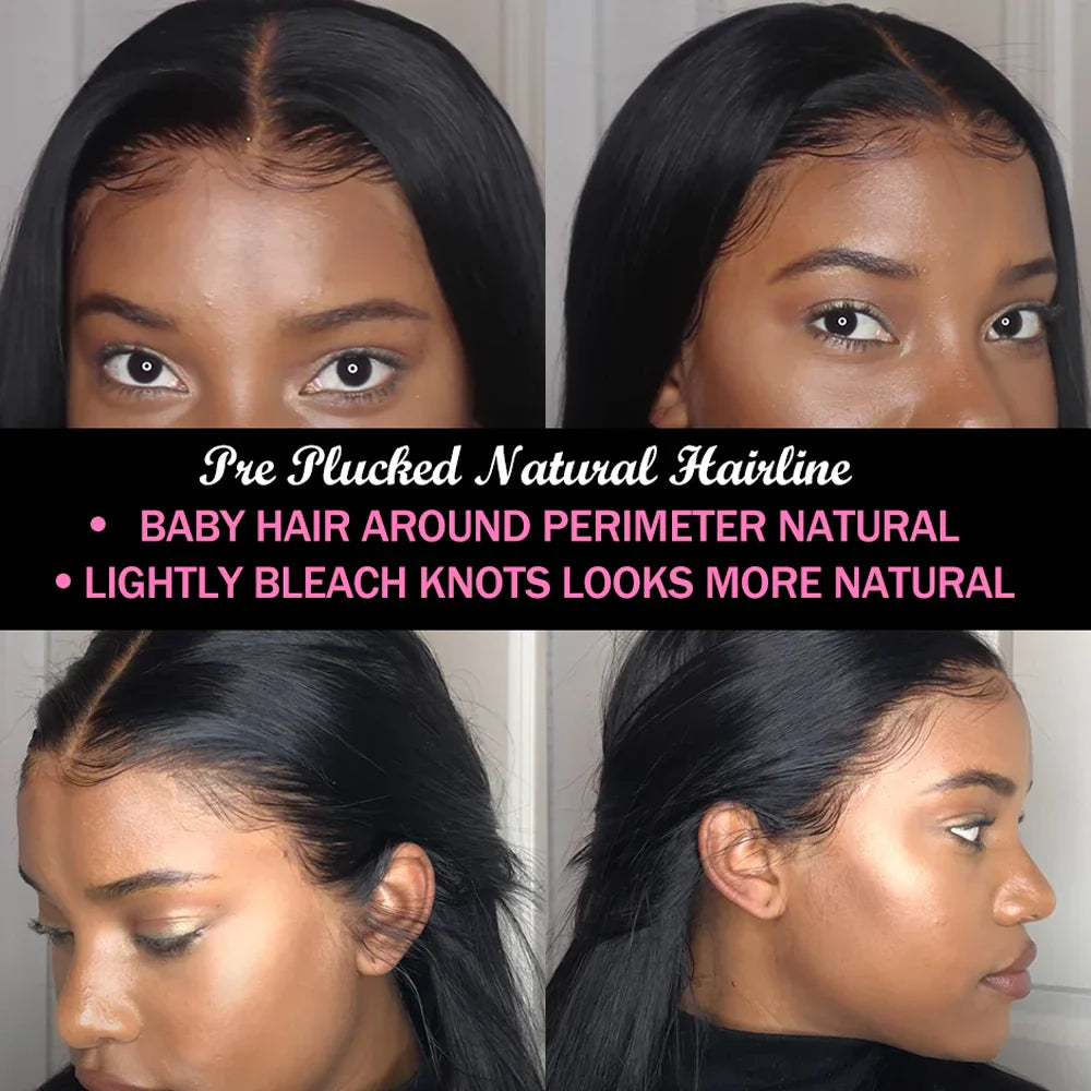 Transparent 13x4 13x6 Lace Front Human Hair Wigs