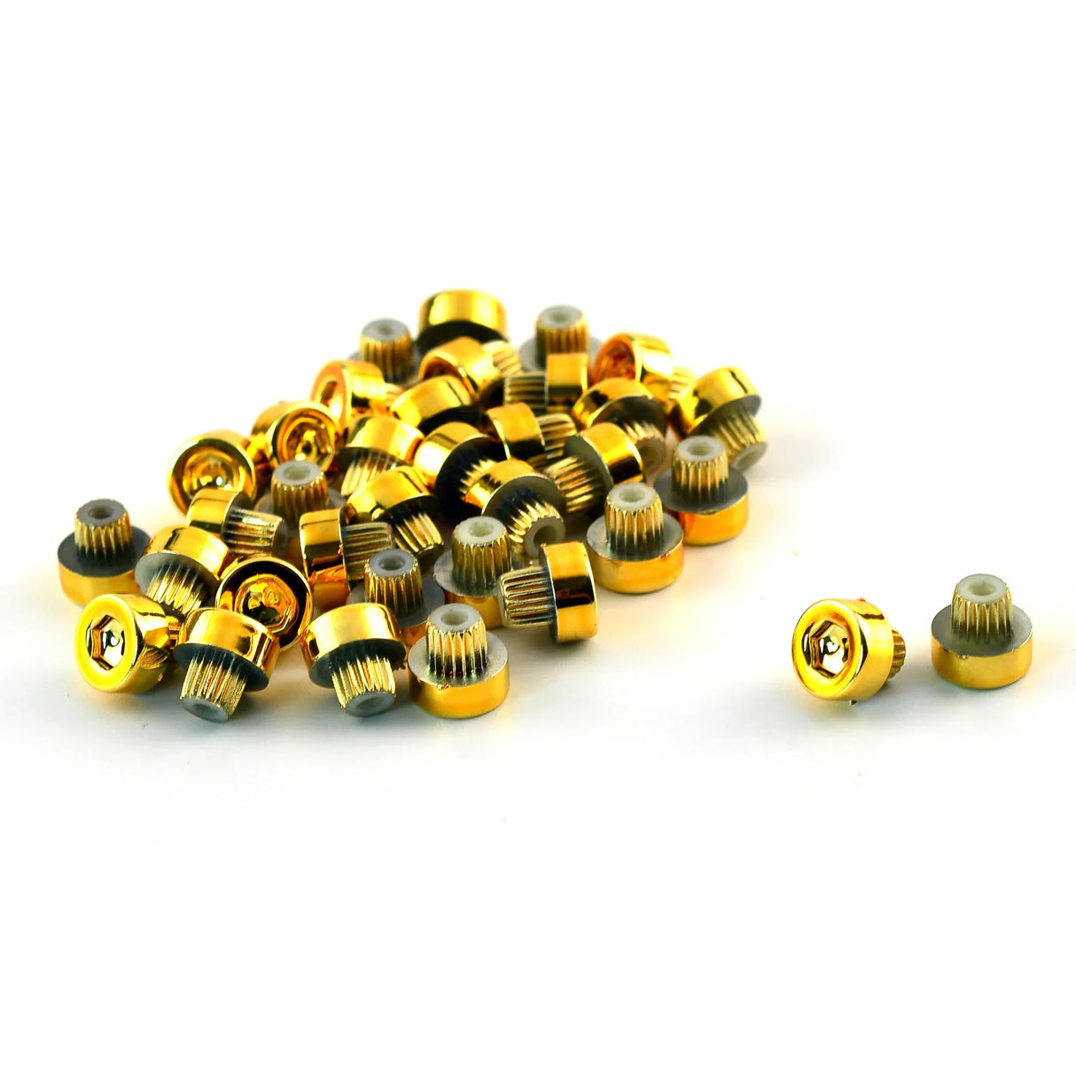 100pcs Universal Wheel Nuts – Silver, Black, Gold, Dust-Proof Rivets