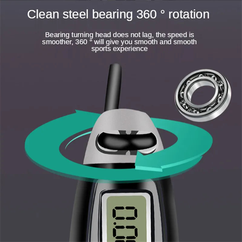 Cordless Electronic Skipping Rope Gym Fitness Crossfit Skipping