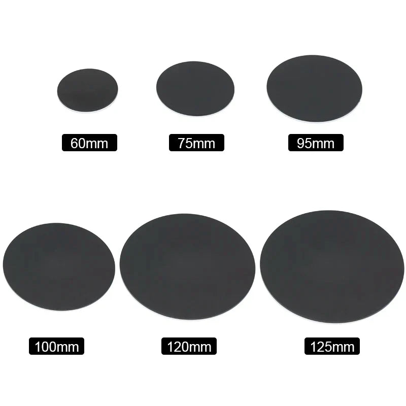 Stereo Microscope Bottom Working Stage Plastic Black White