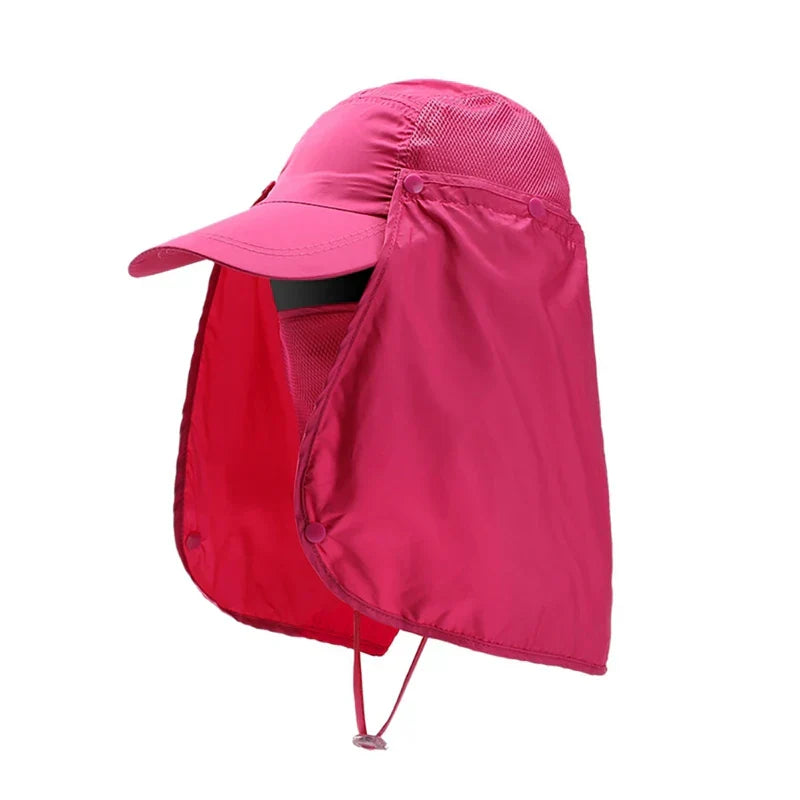 Protective Chapeu Feminino Neck Cover Ear Flap UV