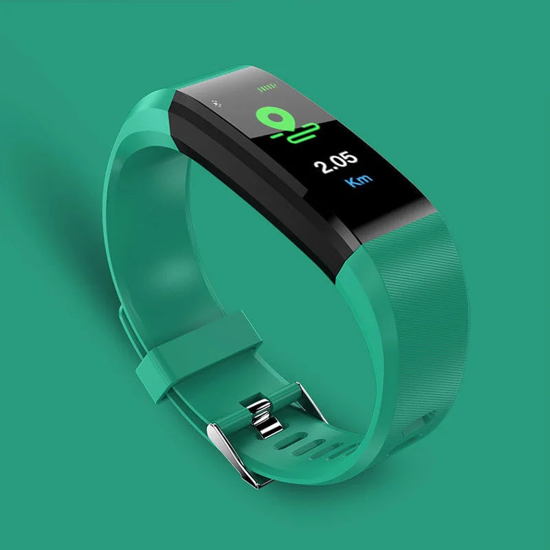115 Plus Waterproof Smart Watch Wristband Fitness Tracker