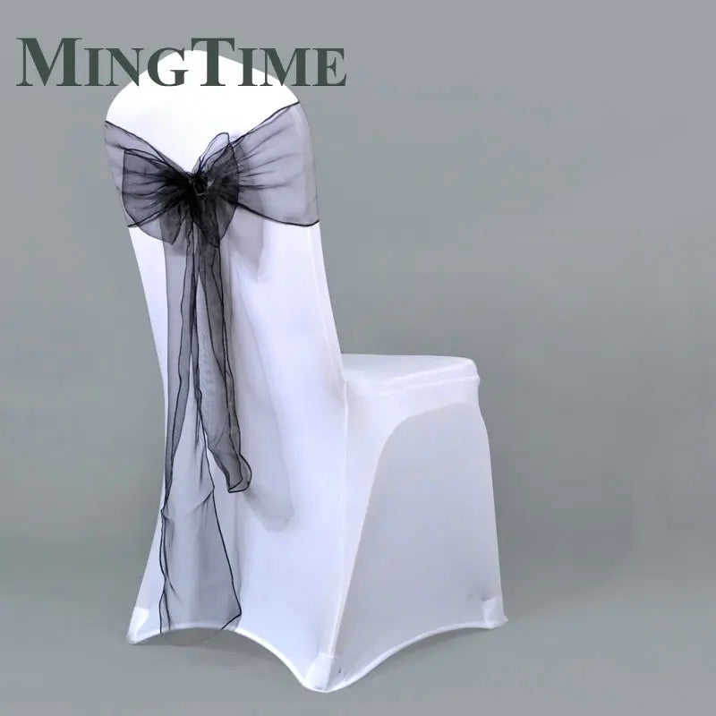 25pcs 275cm Sheer Organza Chair Sashes Band Ribbon