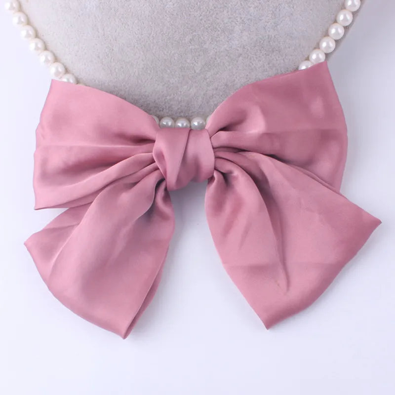 Fashion Ribbon Hairgrips Big Large Bow Hairpin For