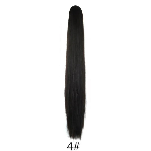 22inch Claw Clip On Ponytail Hair Extension Synthetic