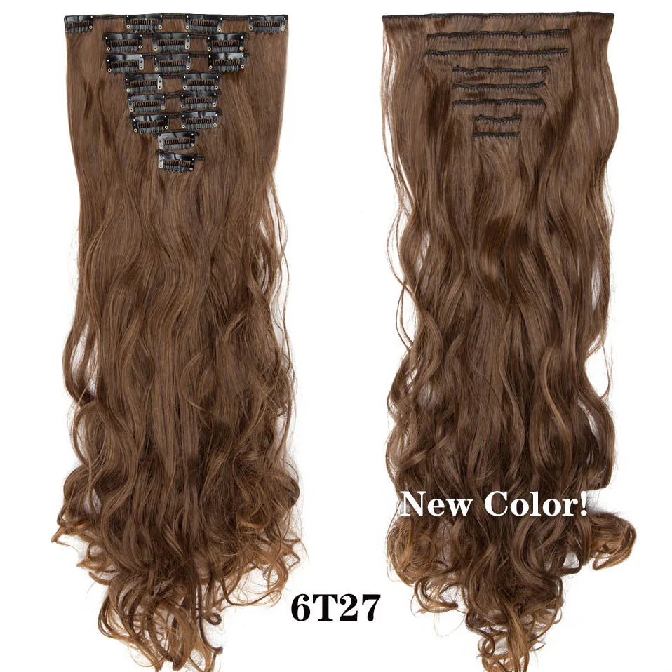 HAIRRO 24Inches 170g 36 Colors Long Straight Synthetic