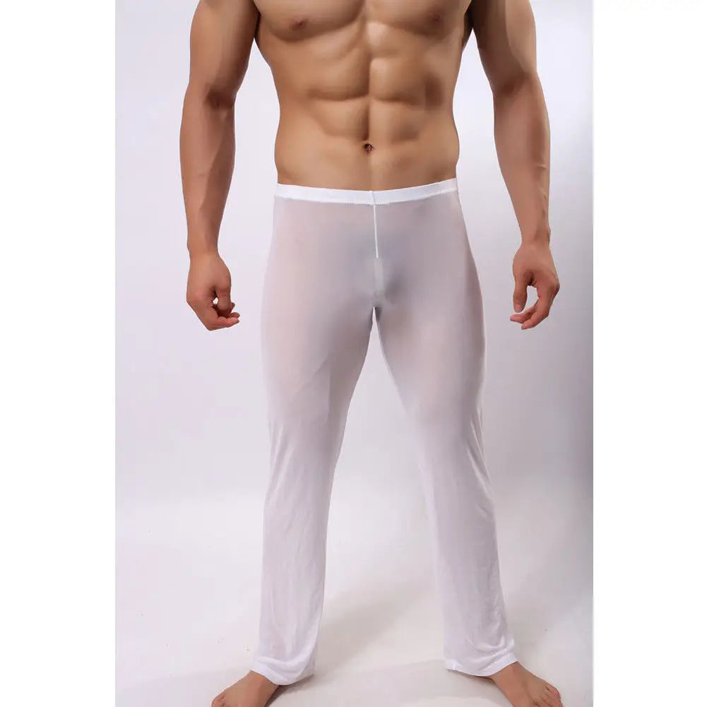 Hirigin Mens Sexy Soft Mesh Sheer Seethrough Stretch