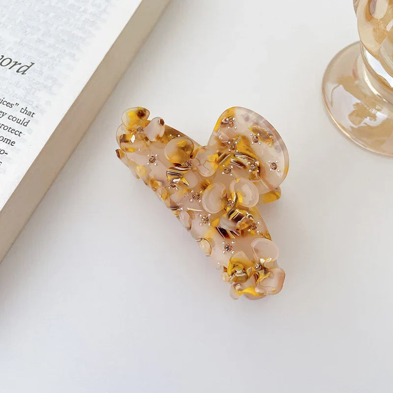 2023 Korea Luxury New For Women Flower Diamante