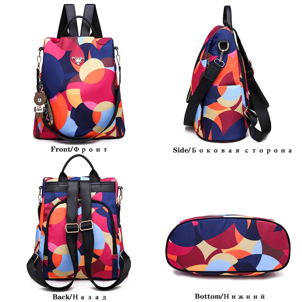 Factory Sale Multifunctional Antitheft Backpacks Oxford Shoulder Bags