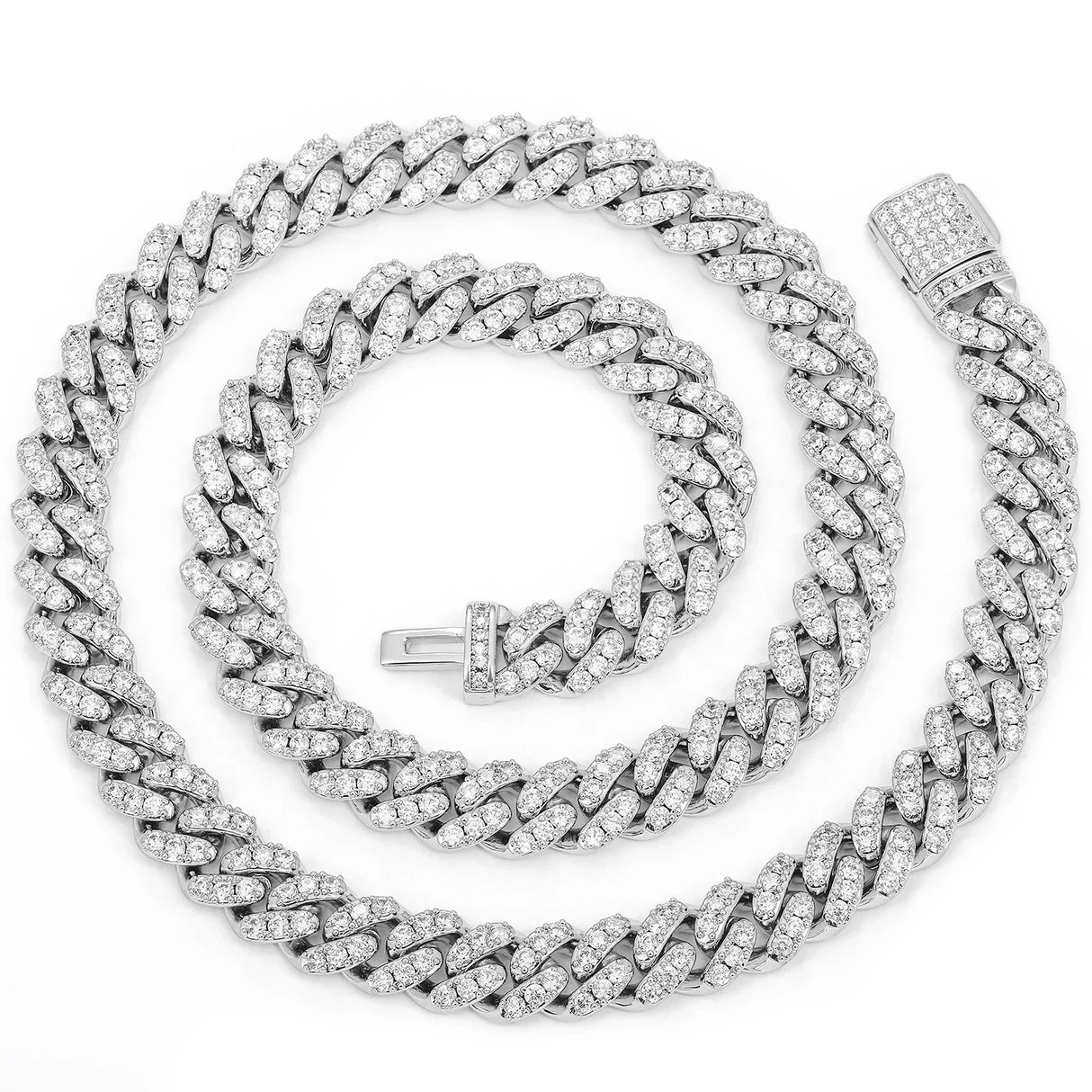 6mm 8mm Width Fashion Miami Cuban Chain Necklace
