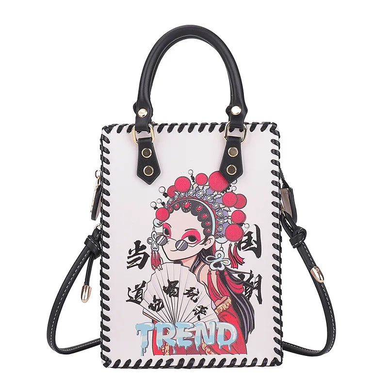 Tote Paper Bag DIY Sewing Kit Portable Women