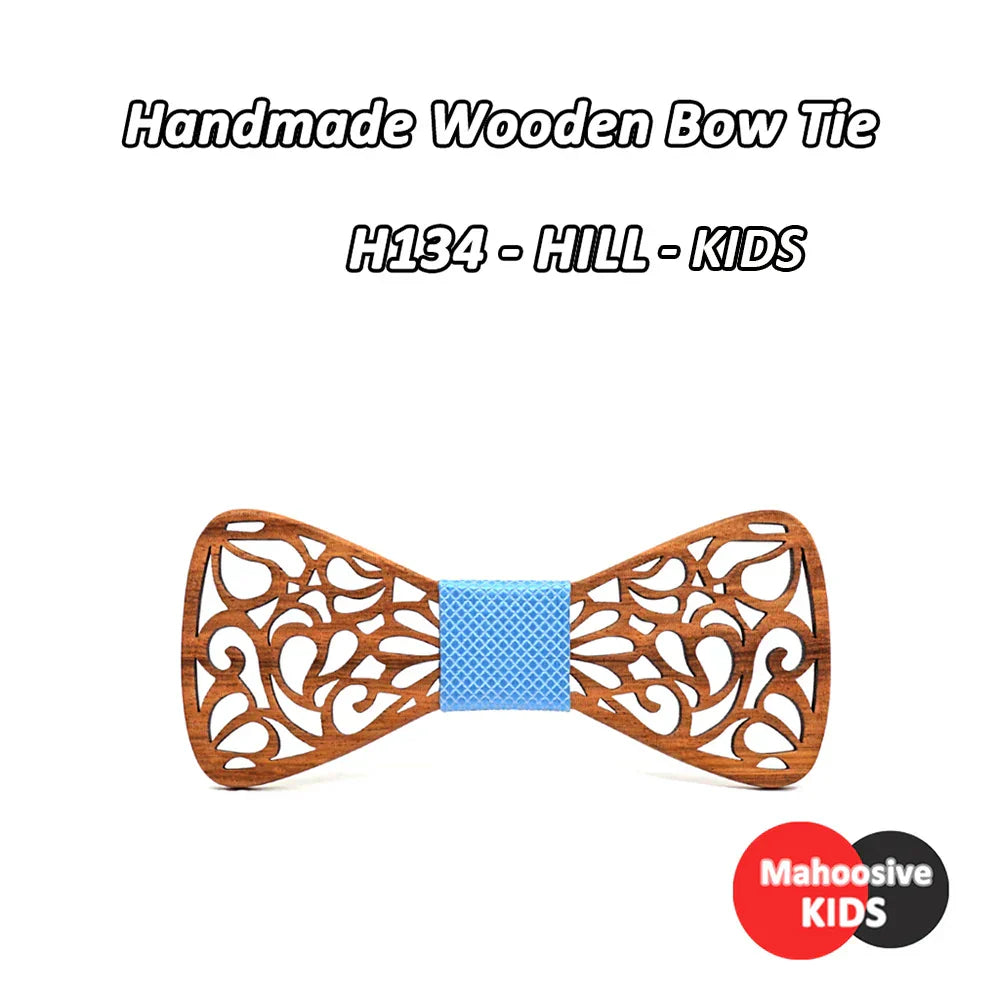 Mahoosive New Floral Wood Bow Ties for Men
