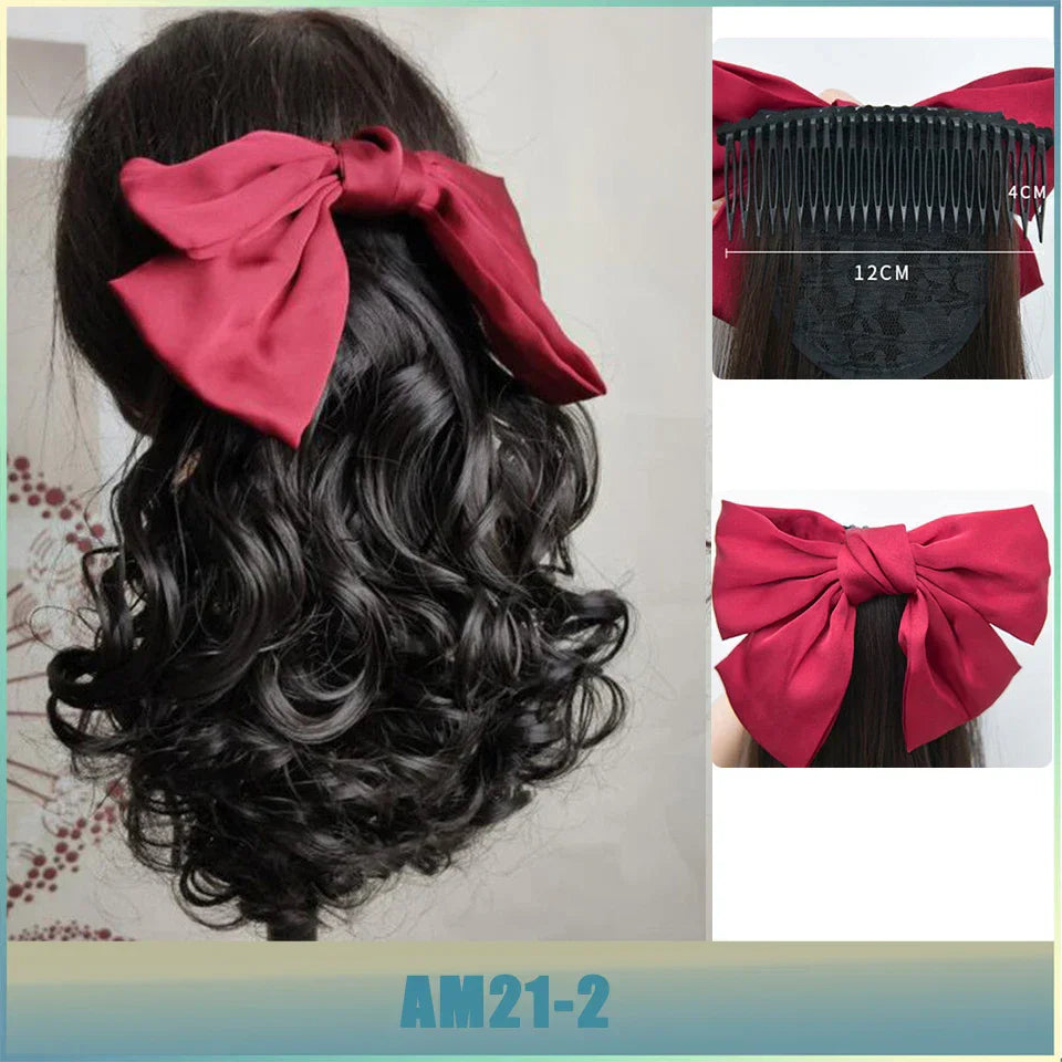AS Synthetic Retro Ponytail with Comb Europen Princess