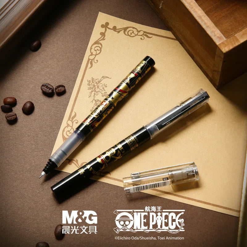 M&G Straight Liquid Signature Pen 0.5MM Black Red