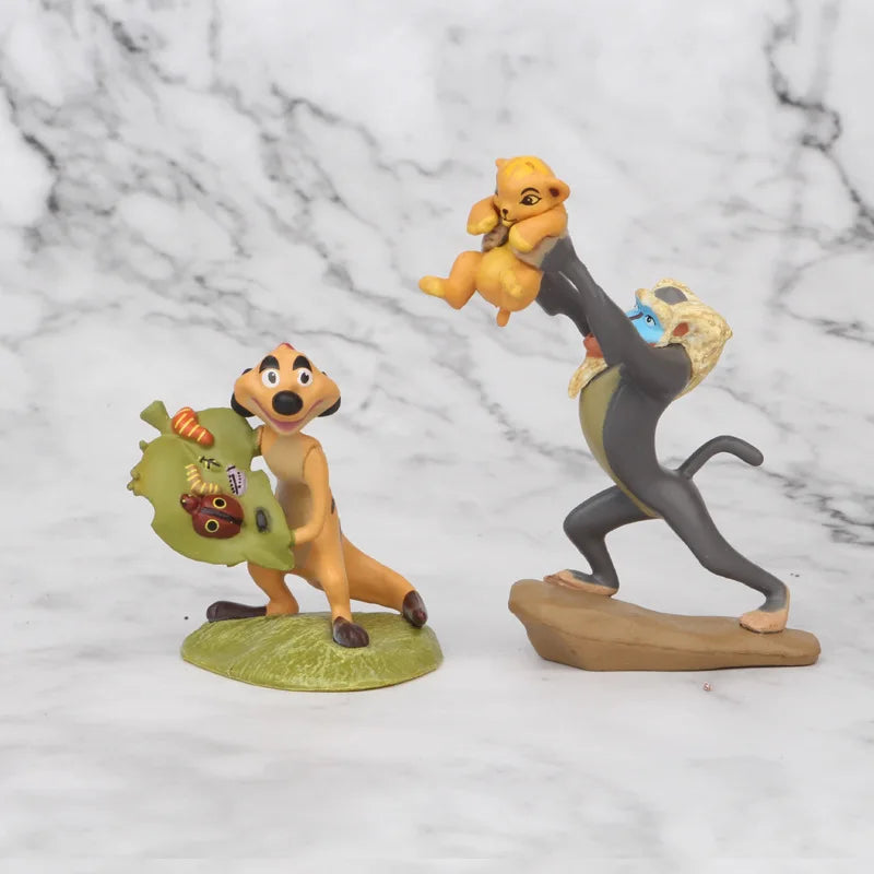 9pcs/set Anime the Lion King Animal PVC Action