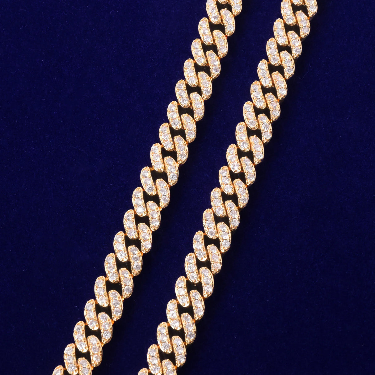 Bubble Letter Miami Cuban Link Chain for Men