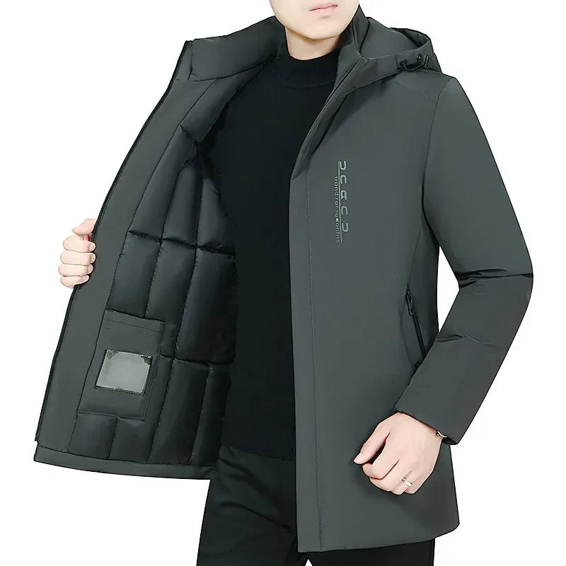 Winter Parka Men 2022 New Casual Thicken Cotton