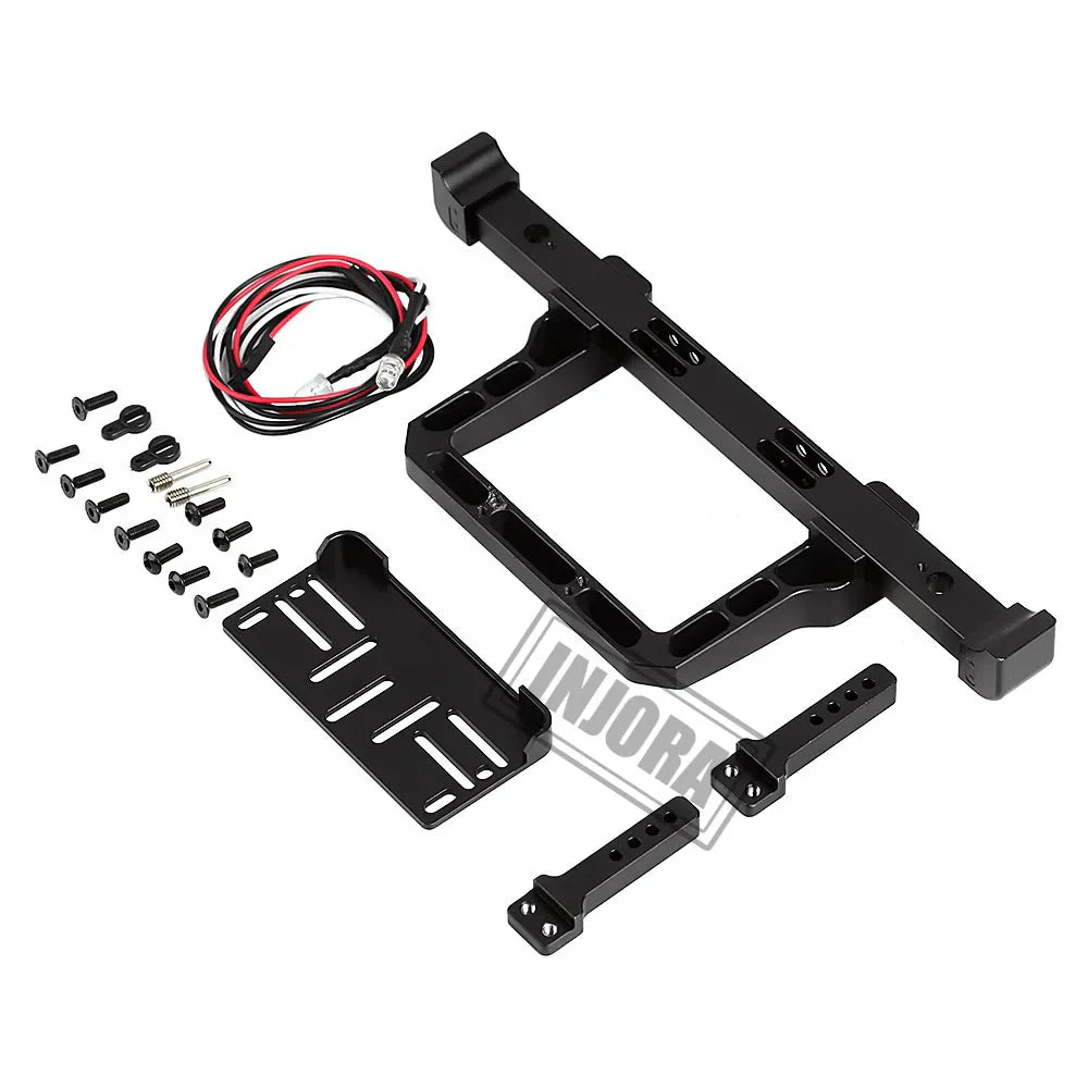 INJORA RC Car Classic Metal Front Rear Bumper
