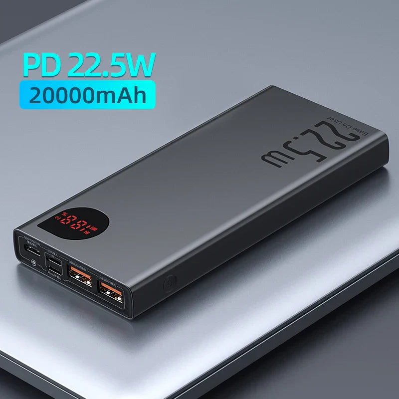 Baseus PD 65W Power Bank 30000mAh Fast Charging